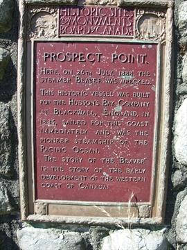 SS Beaver Cairn plaque