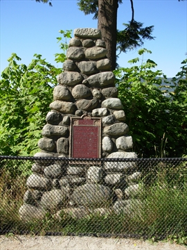 SS Beaver Cairn at Prospect Point in Stanley Park, Vancouver, BC, Canada