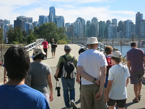 Tour in Stanley Park, Vancouver, BC, Canada