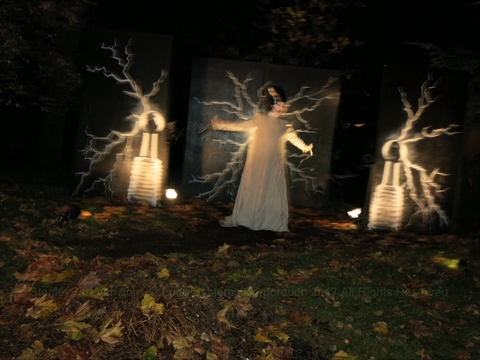 2013 Halloween Ghost Train in Stanley Park, Vancouver, BC, Canada