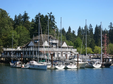 Rowing Club in Stanley Park, Vancouver, British Columbia Canada