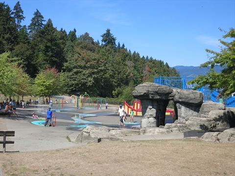Variety Kids Water Park in Stanley Park, Vancouver, BC, Canada