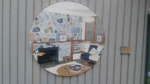 Portal Mural - the interior of the BC Binning House