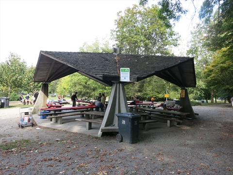 Second Beach Reservable Picnic Area in Stanley Park
