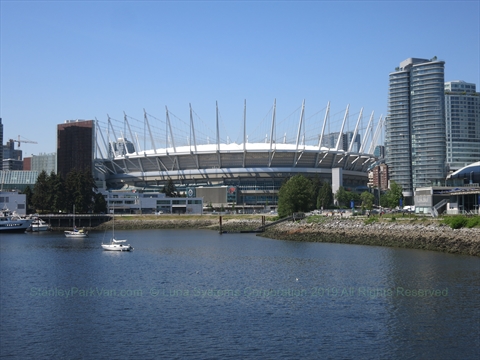 BC Place Stadium, False Creek, Vancouver, BC, Canada