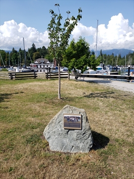 First Known Aids Memorial in Coal Harbour, Vancouver, BC, Canada