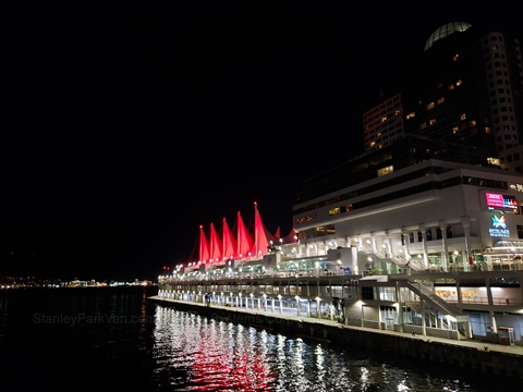 Canada Place at night