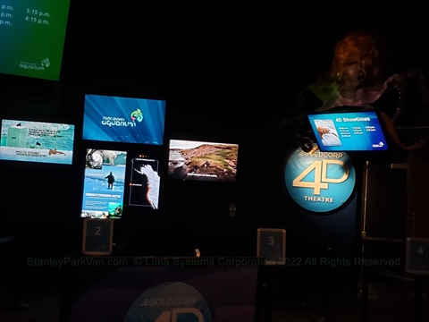 4D Experience at the Vancouver Aquarium in Stanley Park, Vancouver, BC, Canada
