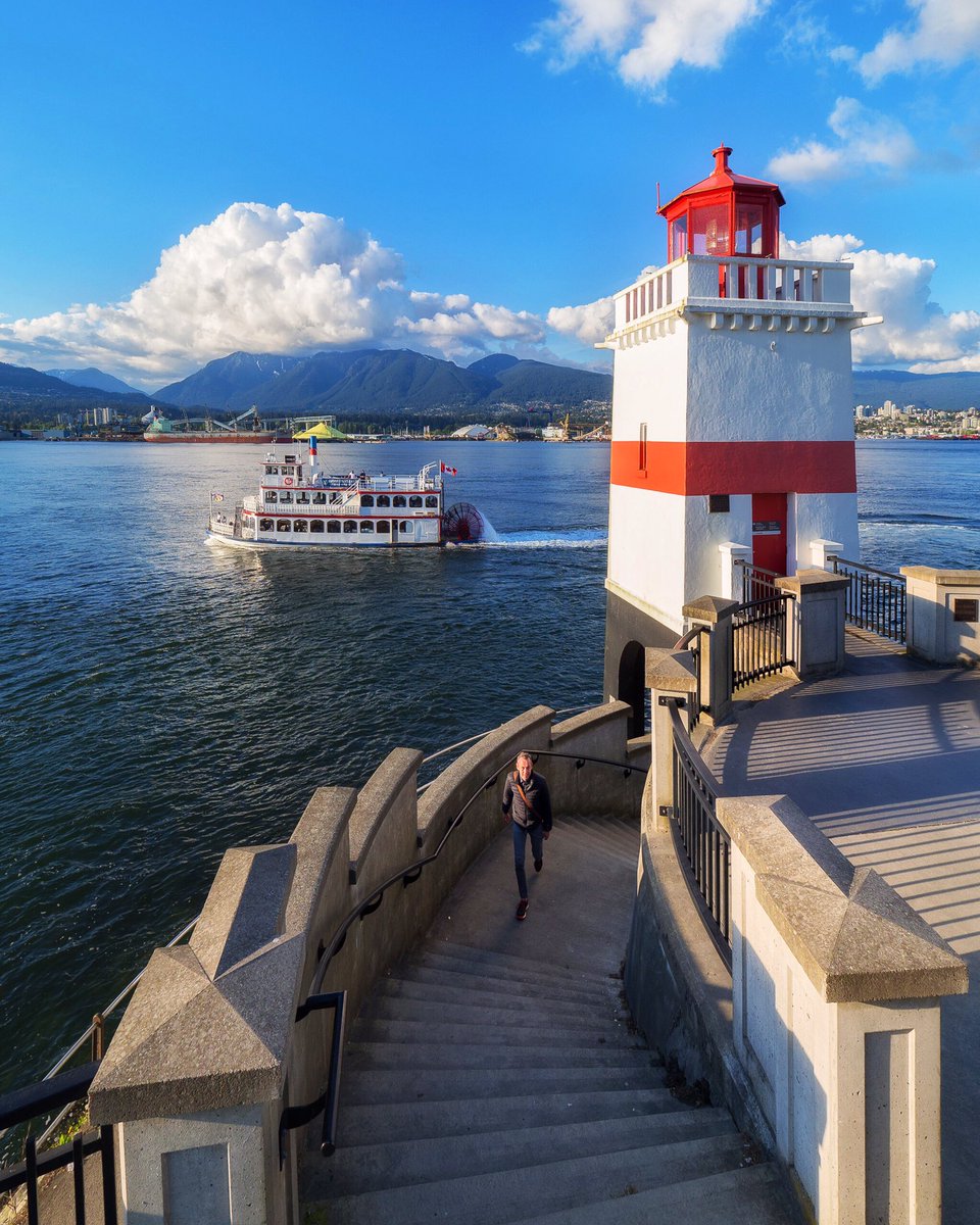 Brockton Point Lighthouse in Stanley Park, Vancouver, BC, Canada