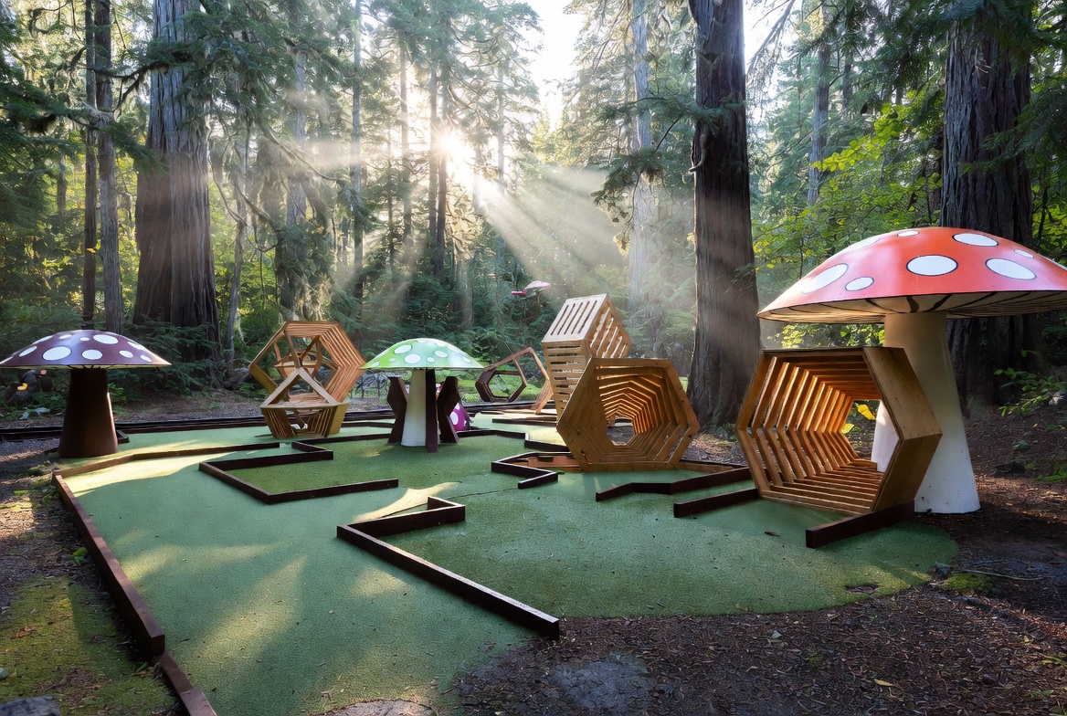 Mini Golf Experience in Stanley Park, Vancouver, BC, Canada