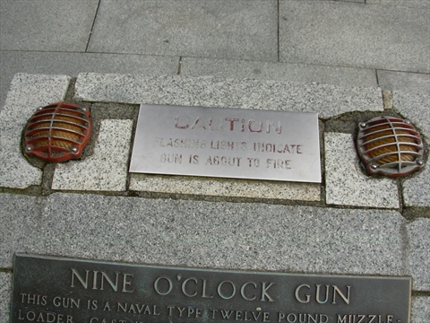 Nine O'Clock Gun in Stanley Park, Vancouver, BC, Canada