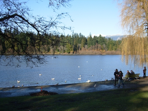 Lost Lagoon in Stanley Park, Vancouver, BC, Canada
