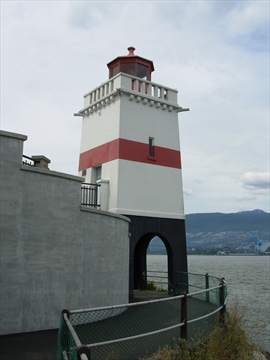 Brockton Point Lighthouse in Stanley Park, Vancouver, BC, Canada