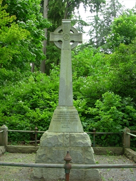 Chehalis Cross Memorial in Stanley Park, Vancouver, BC, Canada