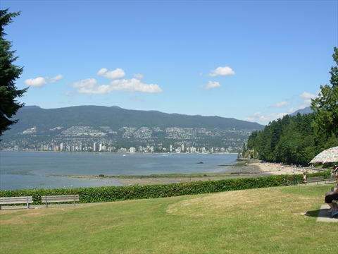Ferguson Point in Stanley Park, Vancouver, BC, Canada