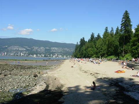 Third Beach in Stanley Park, Vancouver, BC, Canada