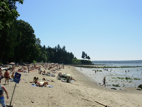 Third Beach in Stanley Park, Vancouver, BC, Canada