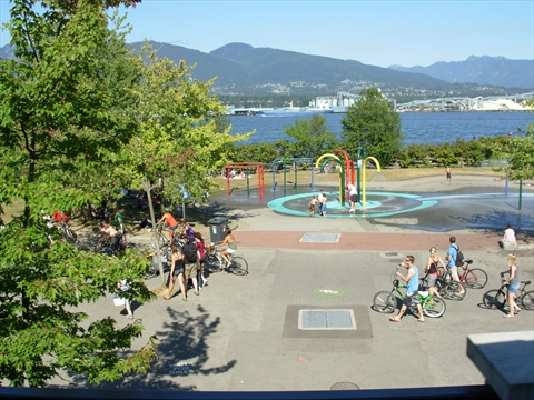 Variety Kids Water Park in Stanley Park, Vancouver, BC, Canada