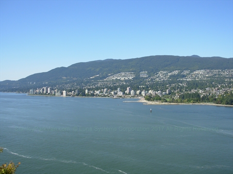 Prospect Point Lookout in Stanley Park, Vancouver, BC, Canada