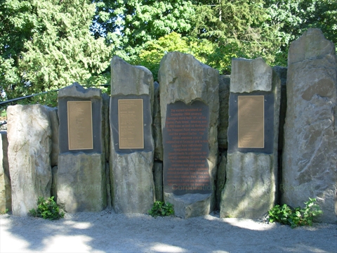 Windstorm Monument in Stanley Park, Vancouver, BC, Canada