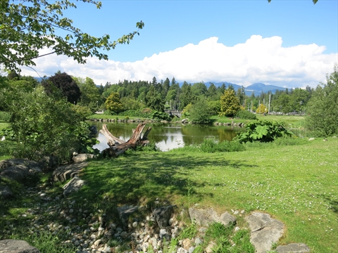 Devonian Harbour Park next to Stanley Park, Vancouver, BC, Canada
