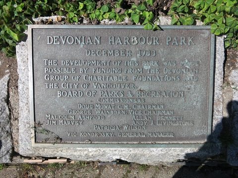 Devonian Harbour Park near Stanley Park, Vancouver, BC, Canada