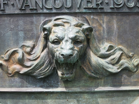 Queen Victoria Memorial in Stanley Park, Vancouver, BC, Canada