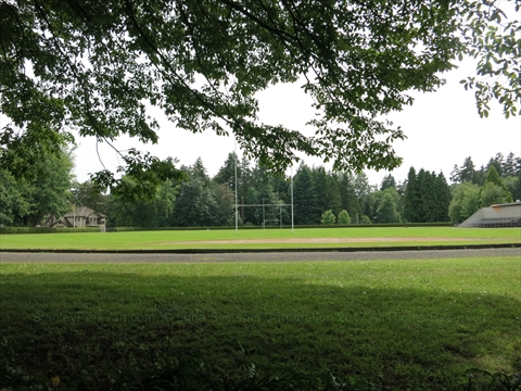 Brockton Oval in Stanley Park, Vancouver, BC, Canada