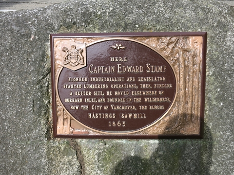 Captain Edward Stamp plaque