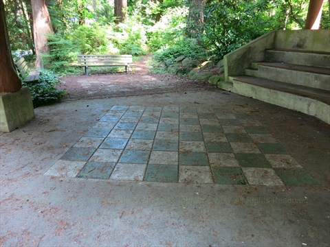 Giant Checkers in Stanley Park, Vancouver, BC, Canada