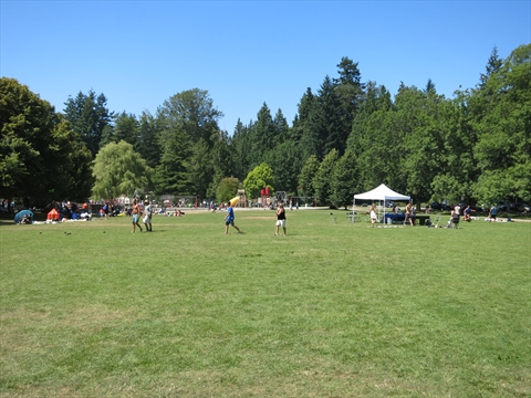 Ceperley Park in Stanley Park, Vancouver, BC, Canada