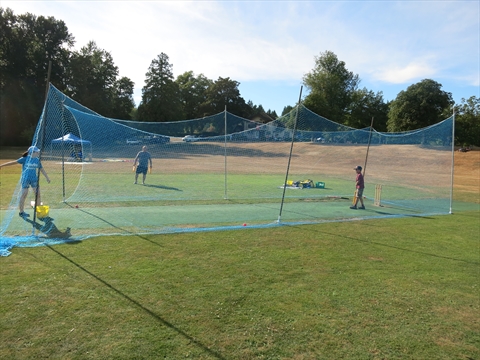Cricket in Stanley Park, Vancouver, BC, Canada