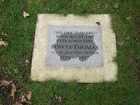 Powys Thomas plaque