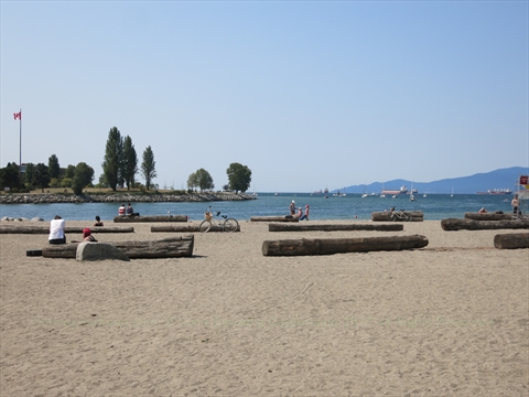 Sunset Beach in Stanley Park, Vancouver, BC, Canada