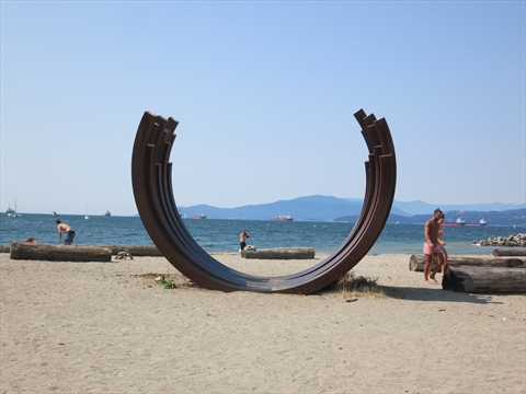 217.5 Arc X 13 Art work in False Creek, Vancouver, BC, Canada