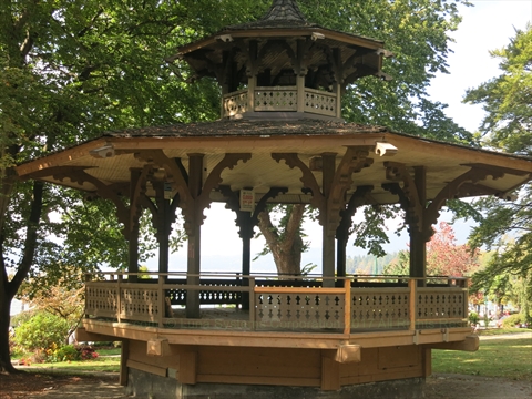 Haywood Bandstand in Alexandra park, Vancouver, BC, Canada