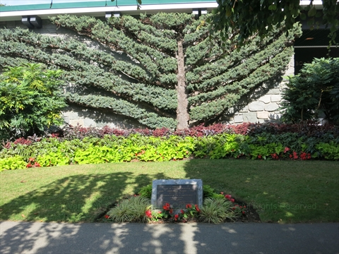 Vancouver Board of Parks and Recreation Centennial plaque in Stanley Park