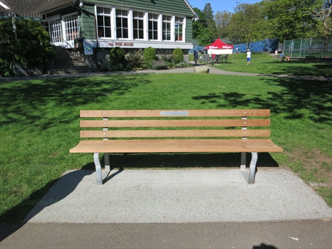 Jody Taylor Memorial bench
