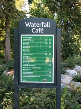 Ocean Wise (Waterfall) Cafe prices