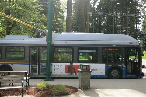 Transit Bus in Vancouver, Canada