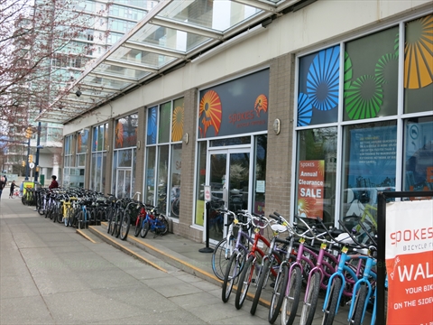 Spokes Bike Rental, Vancouver, BC, Canada