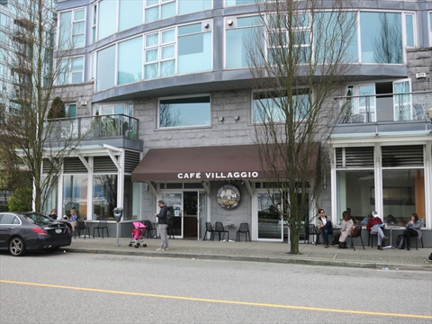 Cafe Villagio at Coal Harbour, Vancouver, BC, Canada