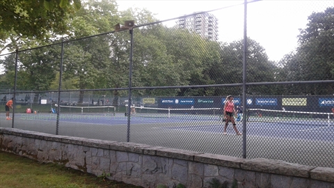 Tennis Courts in Stanley Park, Vancouver, BC, Canada