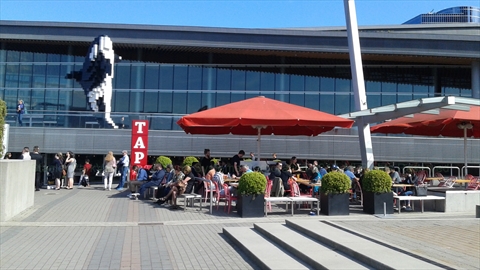 Tap and Barrel at Jack Poole Plaza, Vancouver, BC, Canada