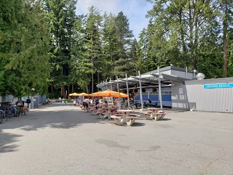 Second Beach Concession in Stanley Park, Vancouver, BC, Canada