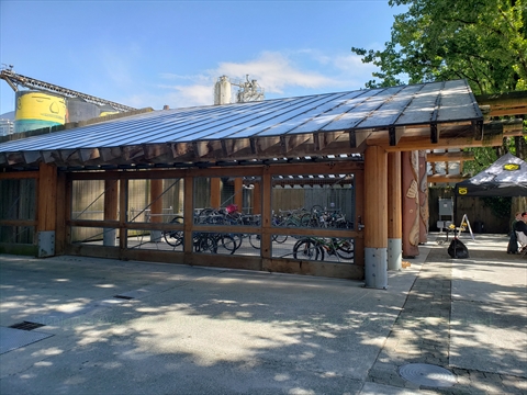 Granville Island Bicycle Valet, Vancouver, BC, Canada