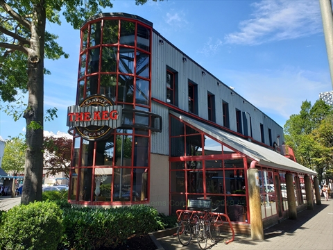 Keg Restaurant on Granville Island in False Creek, Vancouver, BC, Canada