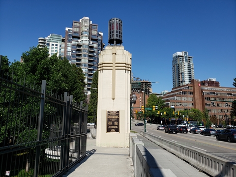 Burrard Street Bridge in Vancouver, BC, Canada