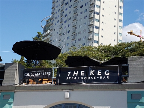 Keg Lounge at English Bay, Vancouver, BC, Canada