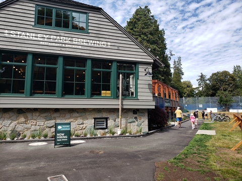 Stanley Park Brewing Company Restaurant and Brewery in Stanley Park, Vancouver, BC, Canada